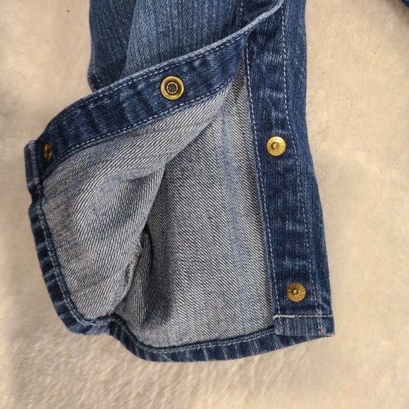 OshKosh Childs overalls with snaps on the legs 18 Months for easy diaper changes - Picture 6 of 7